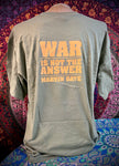 "War Is Not The Answer” Marvin Gaye 2005 Green Size 1XL Shirt