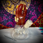 6.5” -Mrs Claws- Barn Red Claw W/Barnacles￼Waterpipe