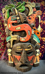 Mexican Wooden Mask - Handmade Mayan Mask
