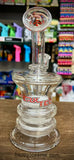 Perk Tech Bent Neck Waterpipe w/ Fritted Disc Perc