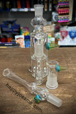 11" Slight bent Neck Rig w/Removable Mouthpiece And Swiss Perc