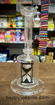 8" Slight Bent Neck Waterpipe w/Showerhead Perc