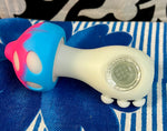 4.5” Silicone Mushroom Glow In The Dark Steamroller