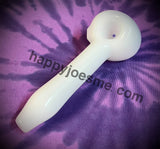 Purple Swirl Front Solid White Handpipe