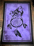 45X27 Purple/Black Assorted Tapestry