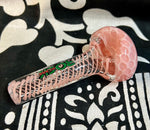 4” Rock Glass Swirl Solid Head Handpipe