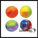 Tri Color 2.5" Doh Filled Squish Stress Squishy Ball