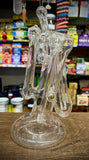 Double Chamber Clear American Bubbler