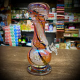 8” Snowman W/Wrap & Flat Base Waterpipe