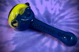 Solid Dark Blue Colored/Wig-Wag Front Handpipe