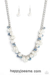 Paparazzi Glinting Goddess Blue Necklace