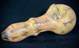 Heavy Gold Fumed Handpipe