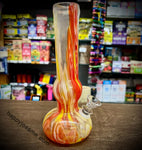 8” Bell W/Straight Neck Soft Glass Waterpipe