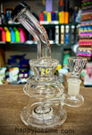 7” Bent Neck Single Perc Waterpipe