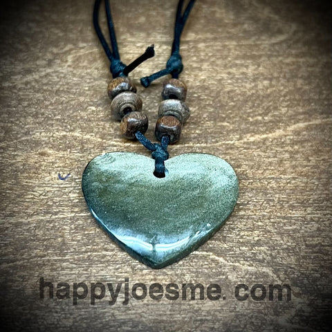Stone Heart Adjustable Necklace
