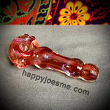 Thick Hourglass Red Handpipe//Beakner