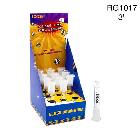 3” 14MM-18MM Glass Downstem