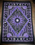45X27 Purple/Black Assorted Tapestry