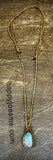 Rainbow Moonstone Macramé Necklace