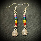 925 Silver Rainbow Earrings