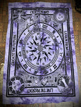 45X27 Purple/Black Assorted Tapestry