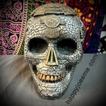 Metallic Mayan Sugar Skull