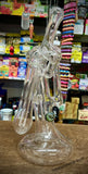 Double Chamber Clear American Bubbler