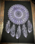 45X27 Purple/Black Assorted Tapestry
