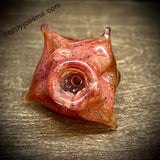 Kissing Head Glass Chillum