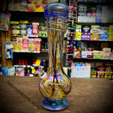 10” Bulb W/Thick Hat/Crown Soft Glass Waterpipe