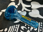 4” Rock Glass Swirl Solid Head Handpipe