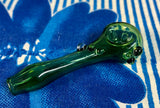 Solid Green W/Six bumps Handpipe