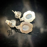Amethyst and Moonstone 925 Sterling Silver Earrings