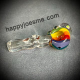 Rainbow Handpipe W/Opal
