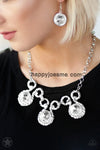 Paparazzi Hypnotized Silver Blockbuster Necklace