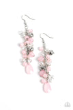*Paparazzi Accessories* Cheeky Cascade Pink Earrings