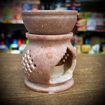 Soapstone Oil Lamp ￼