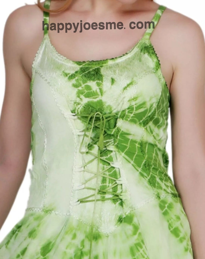 Women's Tie dye Asymmetrical Hem Sleeveless Summer Dress Happy Trails Inc & Joe's Smoke Shop Women's Tie dye Asymmetrical Hem Sleeveless Summer Dress Happy Trails Inc & Joe's Smoke Shop