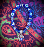 Stretchy Evil Eye Heart Bracelet