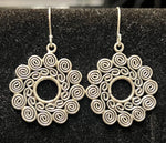 Flower 925 Sterling Silver Earrings