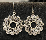 Flower 925 Sterling Silver Earrings