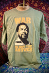 "War Is Not The Answer” Marvin Gaye 2005 Green Size 1XL Shirt
