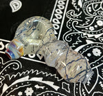 3” Chunky Clear Color Whipped Handpipe