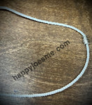 Turtle Shell Seed Bead Necklace