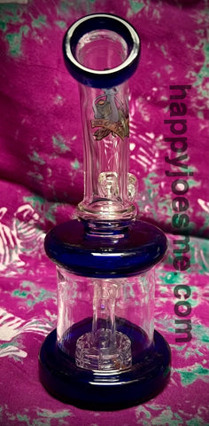 7" Bent Neck Single Perc Waterpipe