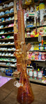 25” Amber Iridescent Glass Assault Rifle Waterpipe