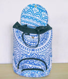 Indian Screen Printed Unisex Mandala Backpack
