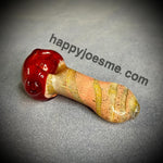 Multi Frit W/Red Bowl Handpipe