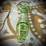 4.5” Spun Silver Fume Handpipe