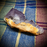 Fluorite W/Calcite Crystal
